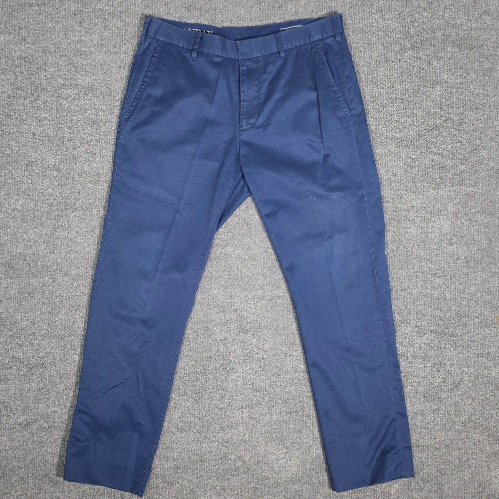 Bonobos Monday Chino Slim Fit Navy Blue Cotton Dress Pants Mens 32x30‎
